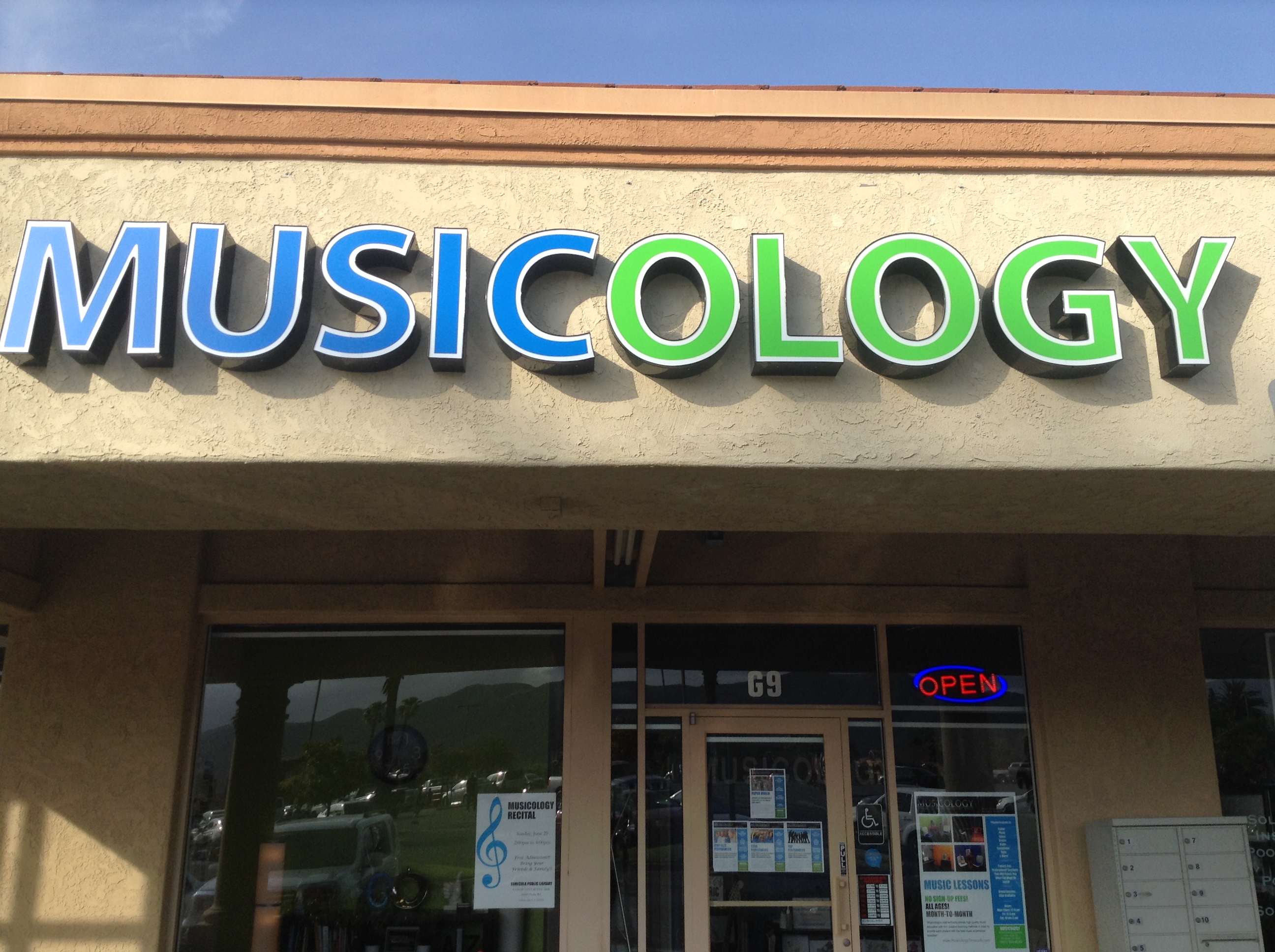 Musicology's is located in Temecula, CA