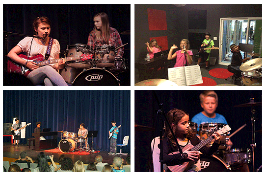 These are photos of the musical instruments we teach at Musicology